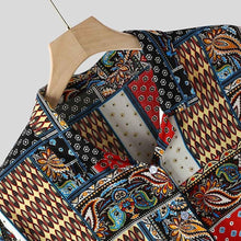 Load image into Gallery viewer, Mens Vintage Ethnic Print Loose Casual Shirt