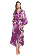 Load image into Gallery viewer, Long Satin Bath Robe