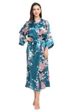 Load image into Gallery viewer, Long Satin Bath Robe