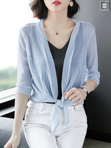 Sheer Shrug with Front Tie