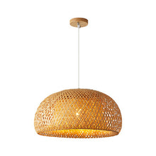 Load image into Gallery viewer, Bamboo Woven Japanese Pastoral Chandelier