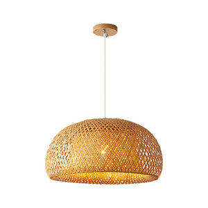 Bamboo Woven Japanese Pastoral Chandelier