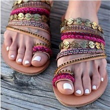 Load image into Gallery viewer, Gypsy Toe Ring Summer Sandals