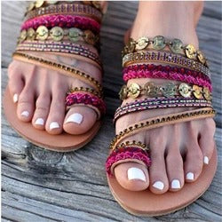 Gypsy Toe Ring Summer Sandals