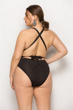 Load image into Gallery viewer, Classic Deep Plunge Mallot with Strappy Back