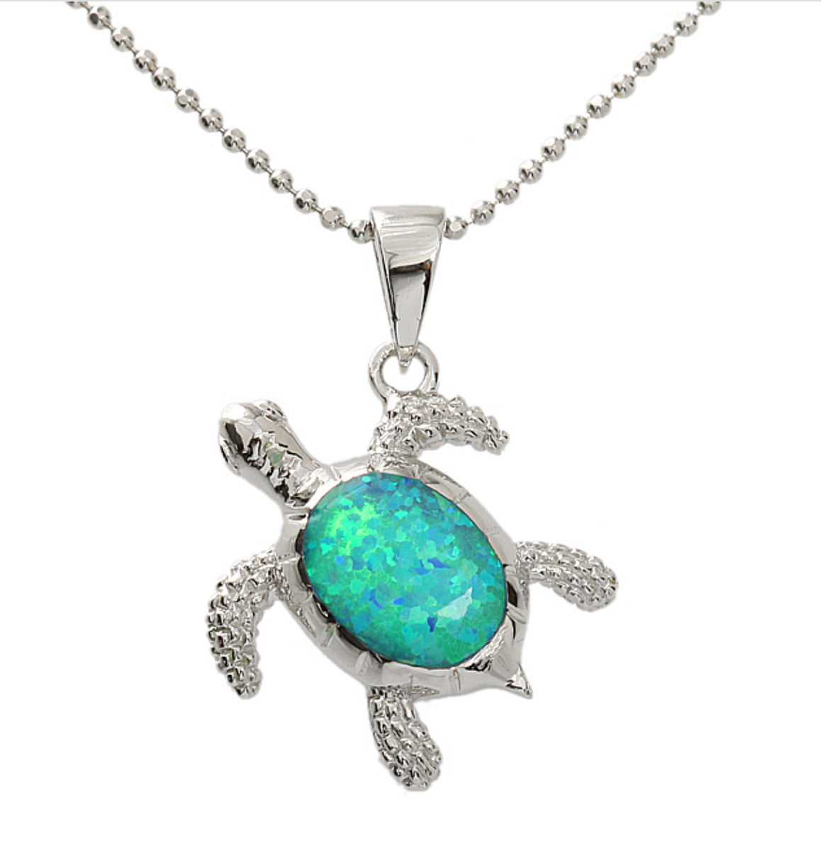 Opal Honu pendant – Lizzie Lahaina Couture Swimwear Made In Maui