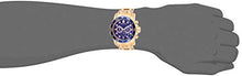 Load image into Gallery viewer, Men&#39;s Pro Diver Collection Chronograph 18k Gold-Plated Watch with Link Bracelet