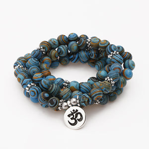 Flower peacock bracelet - Buddha Beads