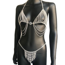 Load image into Gallery viewer, Bedazzled Chain Bikini