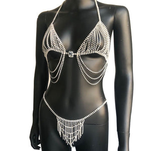 Bedazzled Chain Bikini