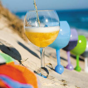 Wine Glasses for Beach and Poolside
