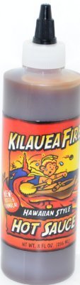 Kilauea Fire Hot Sauce 8 Oz. Bottle : Grocery & Gourmet Food