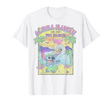 Load image into Gallery viewer, Disney Lilo &amp; Stitch Aloha Hawaii Come Visit The Islands T-Shirt
