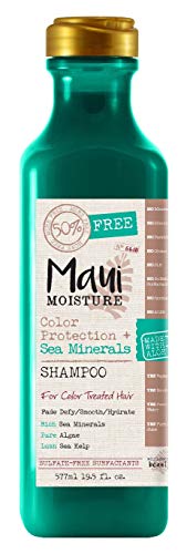 Maui Moisture Color Protection & Sea Mineral Oil Shampoo & Conditioner Set 19.5 Ounce : Beauty