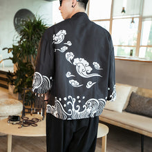 Load image into Gallery viewer, Men&#39;s Traditional Happi Coat (Ocean and Dragon Themes)