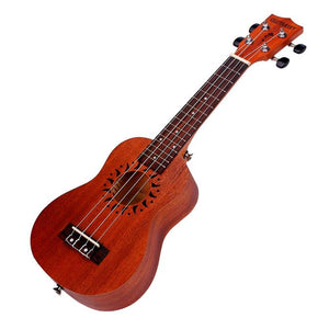 21 Inch Soprano Ukulele Sapele 15 Frets Musical Instrument Hawaiian Guitar