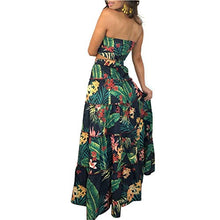 Load image into Gallery viewer, Tropical 2Pcs Wrapped Crop Top with Skirt