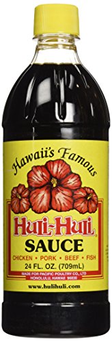 Hawaii's Famous Huli-Huli Sauce - Meat Rub BBQ Marinade Sauce | Low Sodium Gluten-Free Sauce | 24 Ounce, 1 Pack : Gourmet Marinades : Grocery & Gourmet Food