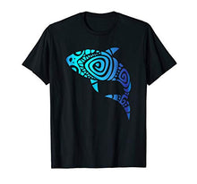 Load image into Gallery viewer, Hawaii Mano Tribal Shark T-Shirt. Shark Lover Week Tee