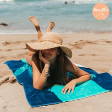 Load image into Gallery viewer, Extra Large (34”x 63”) Plush Honu Beach Towel Made from 100% Cotton