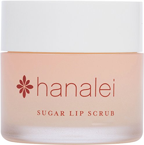 Sugar Lip Scrub by Hanalei Company, Made with Raw Cane Sugar and Real Hawaiian Kukui Nut Oil, 22g (Cruelty free, Paraben free) MADE IN USA : Beauty