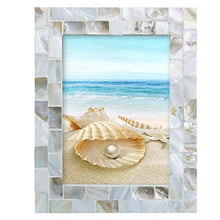 Load image into Gallery viewer, Vintage Handmade Mother of Pearl Photo Frame