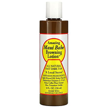 Load image into Gallery viewer, Maui Babe Browning Lotion - All Natural Fast Dark Tan 8 fl.oz
