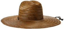 Load image into Gallery viewer, Quiksilver Men&#39;s Pierside Straw Hat, Dark Brown, X-Large: Clothing
