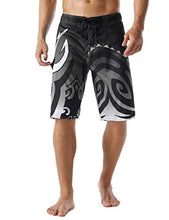 Load image into Gallery viewer, Quick Dry Polynesian Print Board Shorts