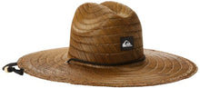 Load image into Gallery viewer, Quiksilver Men&#39;s Pierside Straw Hat, Dark Brown, X-Large: Clothing