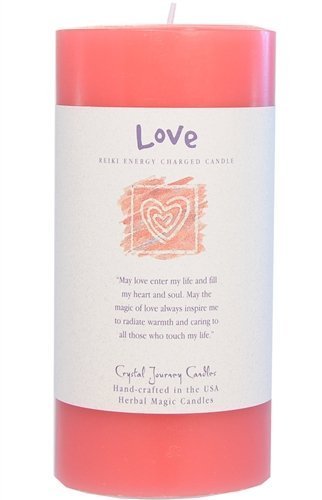 Crystal Journey Candle Love Pillar, 1 Each: Home & Kitchen