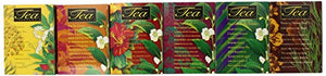 Hawaiian Islands Tea Company Tropical Tea Assortment, 20 Count, Net Wt. 1.27 Ounce (Pack of 6) : Grocery & Gourmet Food