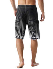Load image into Gallery viewer, Quick Dry Polynesian Print Board Shorts