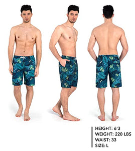 Quick Dry Board Shorts with Mesh Lining
