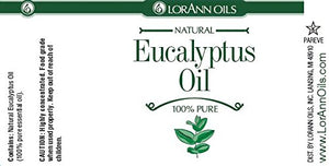 Eucalyptus Pure and Natural Food Grade Essential Oil 4 oz, by LorAnn Oils, with Glass Dropper Bundle : Grocery & Gourmet Food