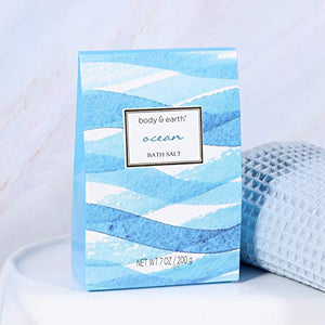 Home Spa Kit Scented with Ocean,Bath and Body Gift Basket