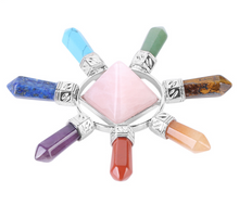 Load image into Gallery viewer, Natural crystals Seven Chakra jewelry