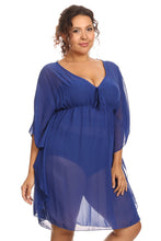 Load image into Gallery viewer, Women&#39;s Plus Size Chiffon Beach Dress Swimwear Cover-Up Made in the USA