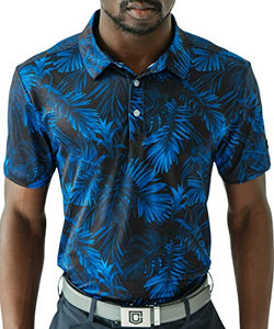 Tropical Print Golf Shirts