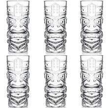 Load image into Gallery viewer, Set of 6 14oz Exotic Cocktail Tiki Glasses
