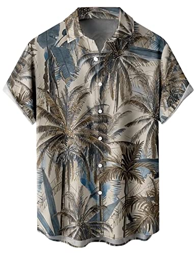 Mens Hawaiian Style Bowling Shirt (up to 3XL)