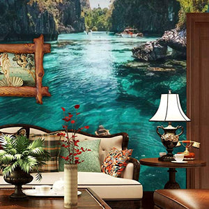 3D Exotic Settings Wallpaper Removable Wall Paper Mural