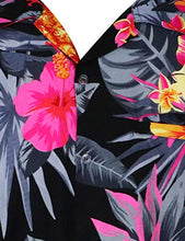 Load image into Gallery viewer, Hawaiian Shirt, Short sleeve, Pineapple, Black Grey - up to 6XL