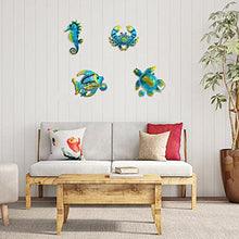 Load image into Gallery viewer, Sea Life Metal Outdoor Wall Art