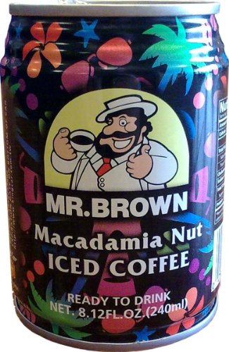 Mr. Brown Iced Coffee, Macadamia Nut, 24 - 8.12-Ounce Cans