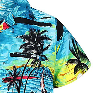 Men's Hawaiian Casual Button Down Shirt