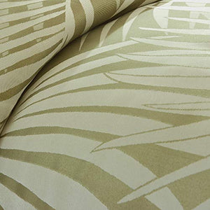 Madison Park Comforter Scenic Design All Season Hypoallergenic Down Alternative Set, Matching Bed Skirt, Decorative Pillows, Queen(90"x90"), Freeport, Palm Leaf Green