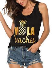 Load image into Gallery viewer, Hola Beaches Shirt Pineapple Print Tee