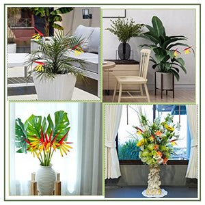 10 Pieces Bird of Paradise Artificial Plant 22 Inch Hawaiian Tropical Flowers
