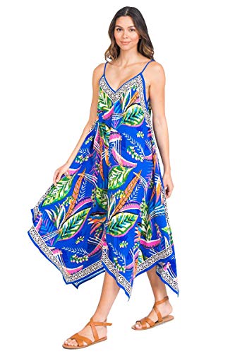 V Neck Spaghetti Strap Drawstrings Beach Dress